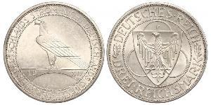 3 Mark 魏瑪共和國 (1919 - 1933) 銀 