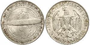 3 Mark 魏瑪共和國 (1919 - 1933) 銀 