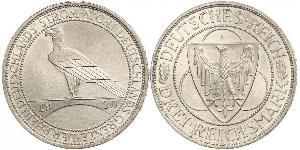 3 Mark 魏瑪共和國 (1919 - 1933) 銀 