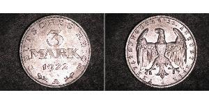 3 Mark 魏瑪共和國 (1919 - 1933) 铝 