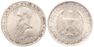 3 Mark / 3 Reichsmark République de Weimar (1918-1933) Argent 