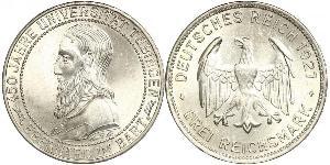 3 Mark / 3 Reichsmark République de Weimar (1918-1933) Argent 