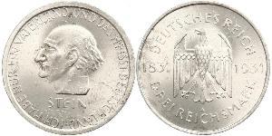 3 Mark / 3 Reichsmark République de Weimar (1918-1933) Argent 
