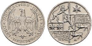 3 Mark / 3 Reichsmark Repubblica di Weimar (1918-1933) Argento 