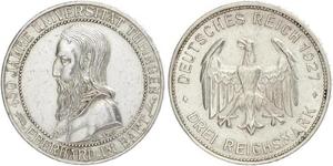 3 Mark / 3 Reichsmark Weimarer Republik (1918-1933) Silber 