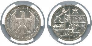 3 Mark / 3 Reichsmark Weimar Republic (1918-1933) Silver 