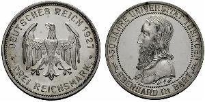 3 Mark / 3 Reichsmark Weimar Republic (1918-1933) Silver 
