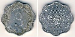 3 Mill Malta (1964 - ) Alluminio 