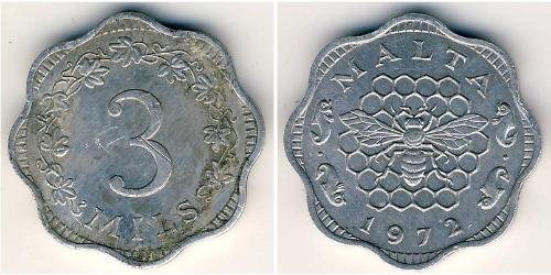 3 Mill Malta (1964 - ) Alluminio 