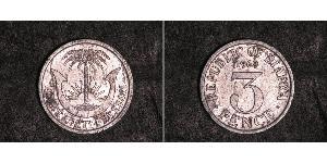 3 Penny Republic of Biafra (1967-1970) Alluminio 