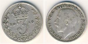 3 Penny Regno Unito  Argento 