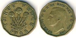 3 Penny Regno Unito  Bronzo/Nichel 