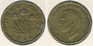 3 Penny Regno Unito  Bronzo/Nichel 