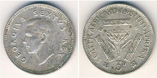 3 Penny Südafrika (1910 - ) Silber 