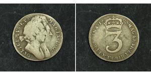 3 Penny Vereinigtes Königreich Silber 