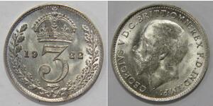 3 Penny United Kingdom Silver 