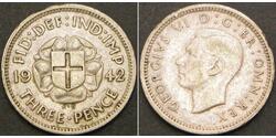 3 Penny 英国 銀 