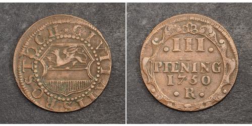 3 Pfennig Deutschland Kupfer 