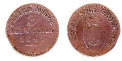 3 Pfennig Lippe (1123 - 1918)  
