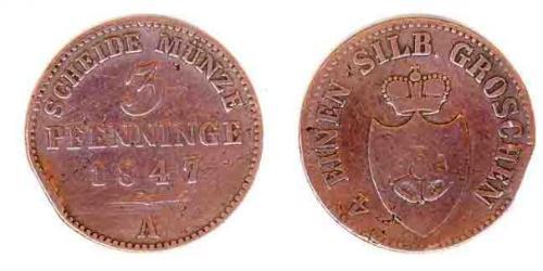 3 Pfennig Lippe (1123 - 1918)  