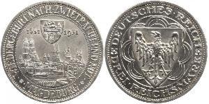 3 Reichsmark République de Weimar (1918-1933) Argent 