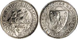 3 Reichsmark République de Weimar (1918-1933) Argent 