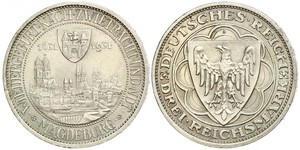 3 Reichsmark République de Weimar (1918-1933) Argent 