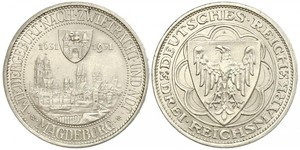 3 Reichsmark République de Weimar (1918-1933) Argent 