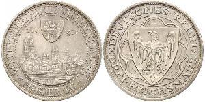3 Reichsmark République de Weimar (1918-1933) Argent 