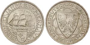3 Reichsmark République de Weimar (1918-1933) Argent 