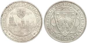 3 Reichsmark République de Weimar (1918-1933) Argent 