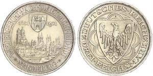 3 Reichsmark République de Weimar (1918-1933) Argent 