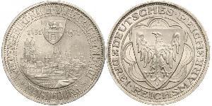 3 Reichsmark République de Weimar (1918-1933) Argent 