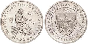 3 Reichsmark République de Weimar (1918-1933) Argent 