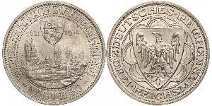 3 Reichsmark République de Weimar (1918-1933) Argent 