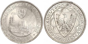 3 Reichsmark République de Weimar (1918-1933) Argent 
