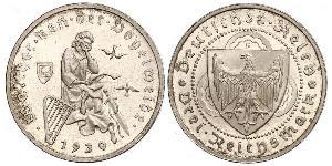 3 Reichsmark République de Weimar (1918-1933) Argent 