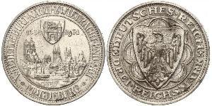 3 Reichsmark République de Weimar (1918-1933) Argent 