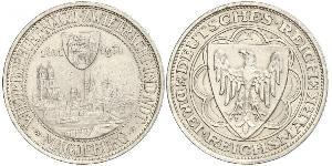 3 Reichsmark République de Weimar (1918-1933) Argent 