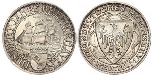 3 Reichsmark République de Weimar (1918-1933) Argent 