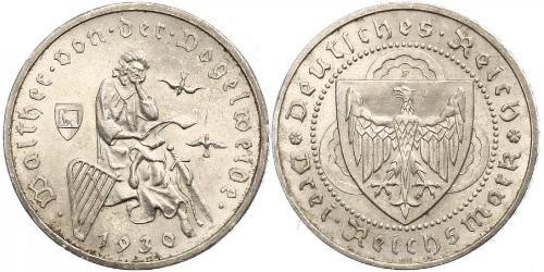3 Reichsmark République de Weimar (1918-1933) Argent 