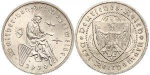 3 Reichsmark Weimarer Republik (1918-1933) Silber 
