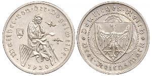 3 Reichsmark Weimarer Republik (1918-1933) Silber 