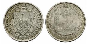 3 Reichsmark Weimarer Republik (1918-1933) Silber 