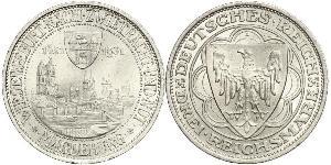 3 Reichsmark Weimar Republic (1918-1933) Silver 