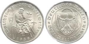3 Reichsmark Weimar Republic (1918-1933) Silver 
