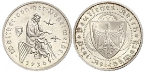 3 Reichsmark Weimar Republic (1918-1933) Silver 