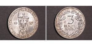 3 Reichsmark Weimar Republic (1918-1933) Silver 