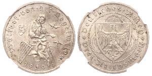 3 Reichsmark Weimar Republic (1918-1933) Silver 