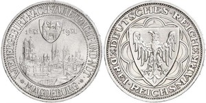 3 Reichsmark Weimar Republic (1918-1933) Silver 